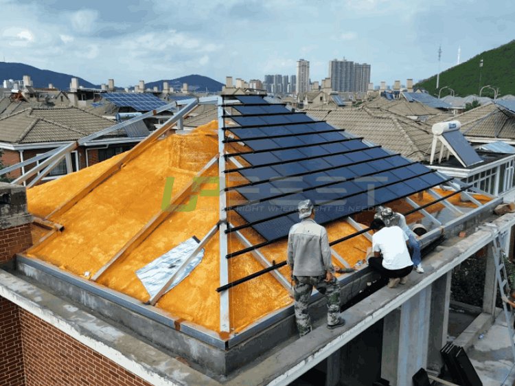 UPBEST lanza un innovador proyecto de tejas solares para un nuevo edificio residencial